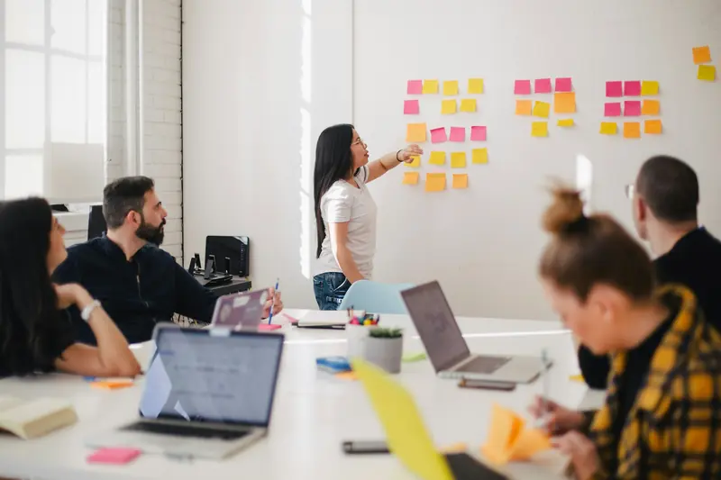 Colleagues in a business meeting