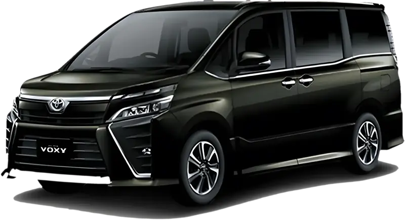 Dark Toyota Voxy minivan for families and small groups in Grand Cayman
